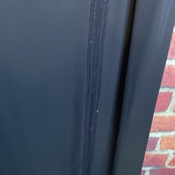 Guess Black Classic Sleeveless Halter Neck Smocked Waist Chiffon Maxi Dress S - Picture 6 of 11